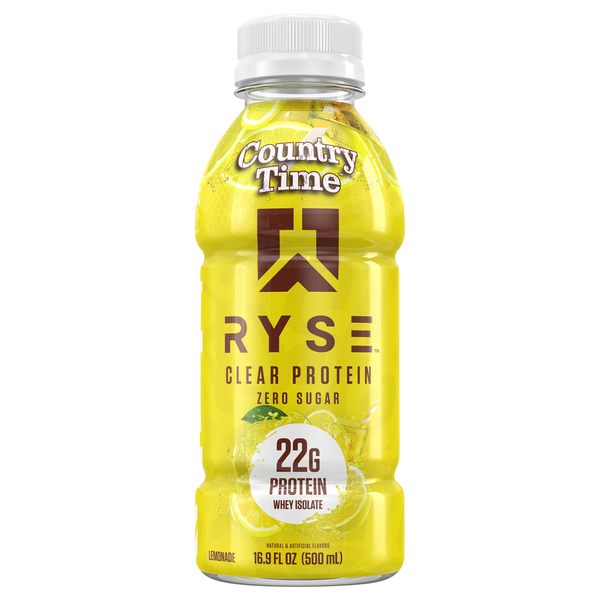 RYSE Zero Sugar Country Time Lemonade Clear Protein