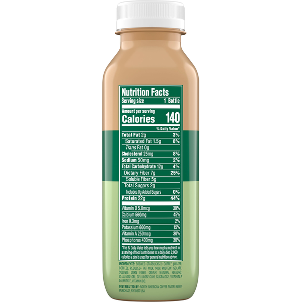 Starbucks Coffee & Protein Classic Cafe Iced Coffee Bottle