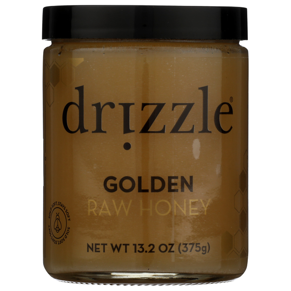 Drizzle Everyday Honey, Golden Raw Honey 13.