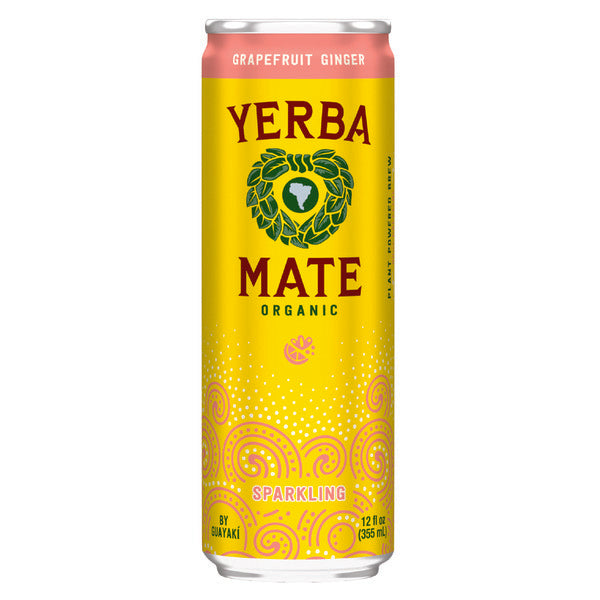 Yerba Madre Organic Yerba Mate Sparkling Grapefruit Ginger