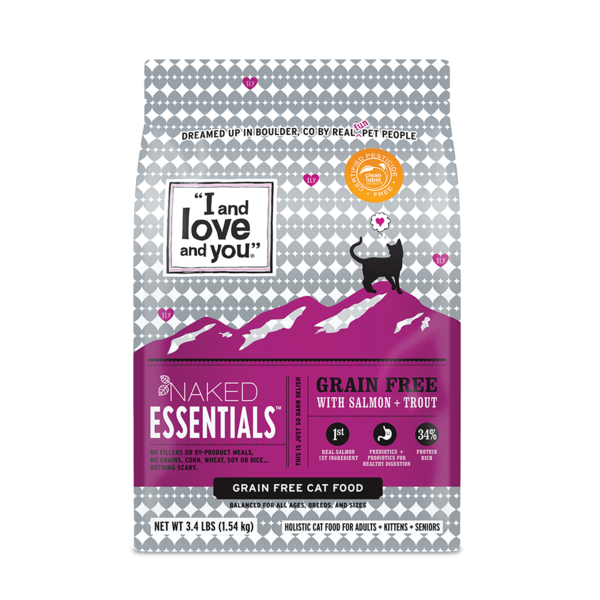I and love and you Naked Essentials Cat Kibble - Salmon + Trout