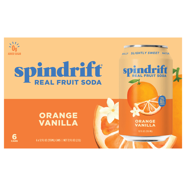 Spindrift Orange Vanilla Soda