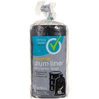 Simply Done Drum Liner Bags, Twist Tie️