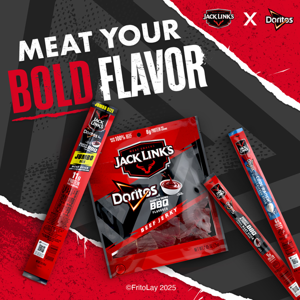 Jack Link's Beef Jerky Doritos Nacho Cheese Meat Stick