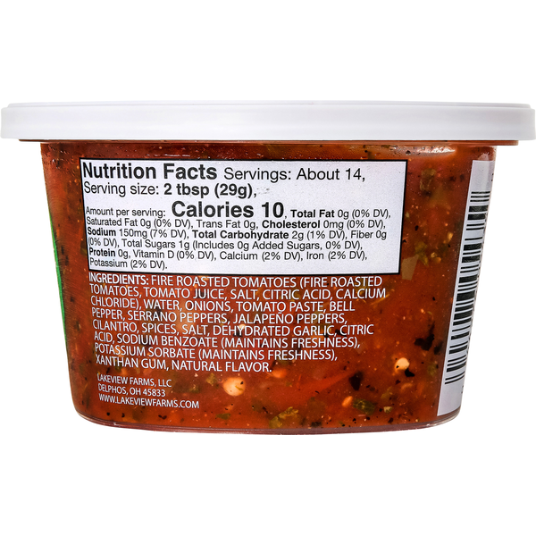 La Mexicana Fire Roasted Salsa, Medium, Zesty Serrano