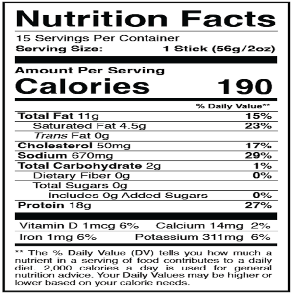 1st Phorm Breakfast Sausage Protein Stick