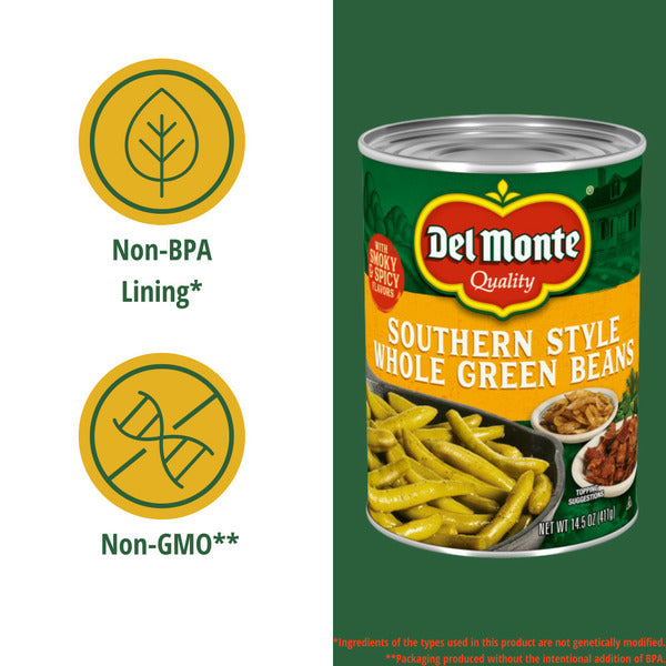 Del Monte Southern Style Whole Green Beans