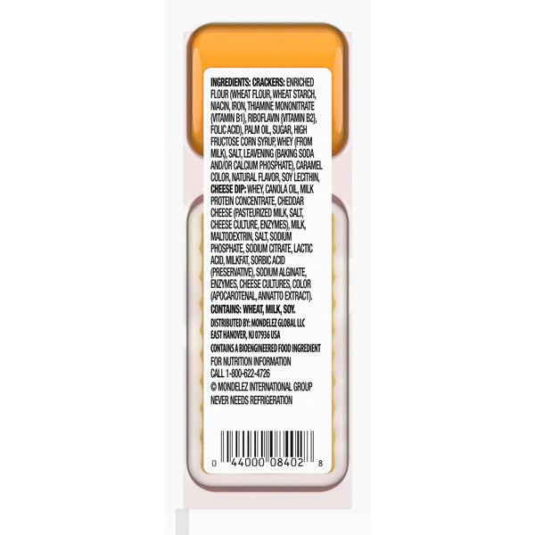 HANDI-SNACKS RITZ CRACKERS N CHEEZ TWO COMPARTMENT SNACKS 0.95 OZ