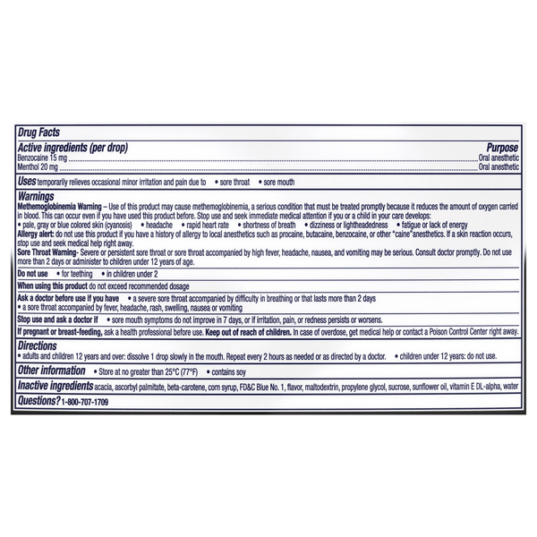 Vicks Severe Icy Mint Oral Anesthetics