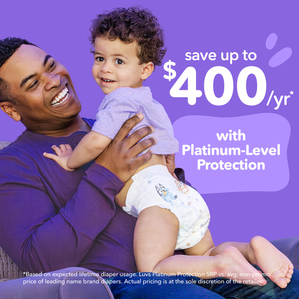 Luvs Platinum Protection Baby Diapers, Size 4