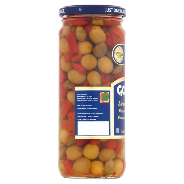 Goya Manzanilla Olives Pimientos & Capers Alcaparrado