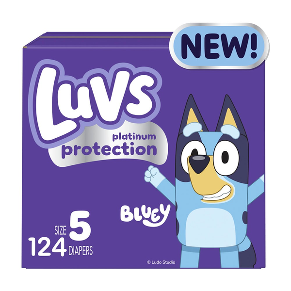Luvs Platinum Protection Baby Diapers, Size 5