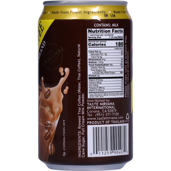 Taste Nirvana Ice Coffee, Thai