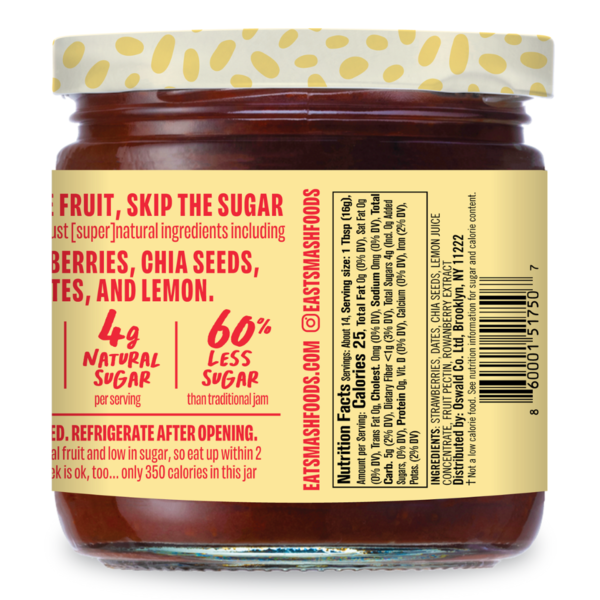 Smash Foods Strawberry Superfood Fruit Spread