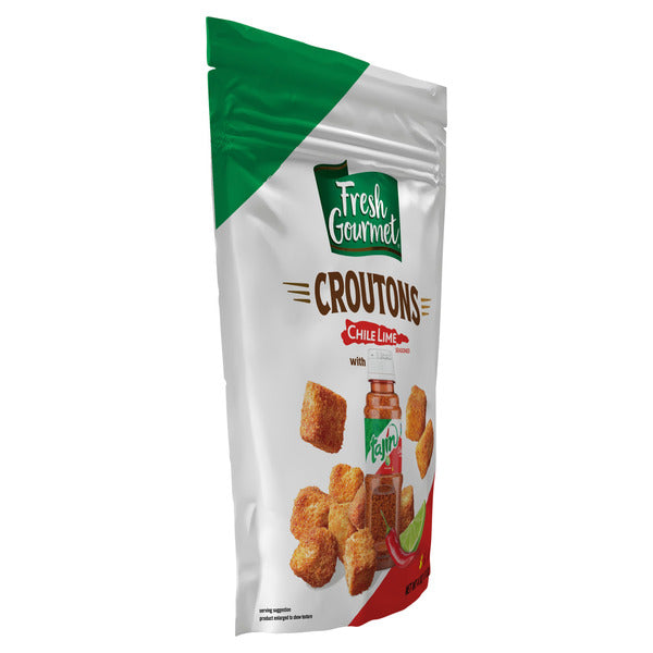 Fresh Gourmet Chile Lime Seasoned With Tajín Croutons