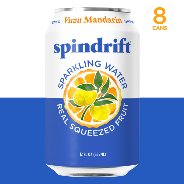 Spindrift Unsweetened Yuzu Mandarin Sparkling Water