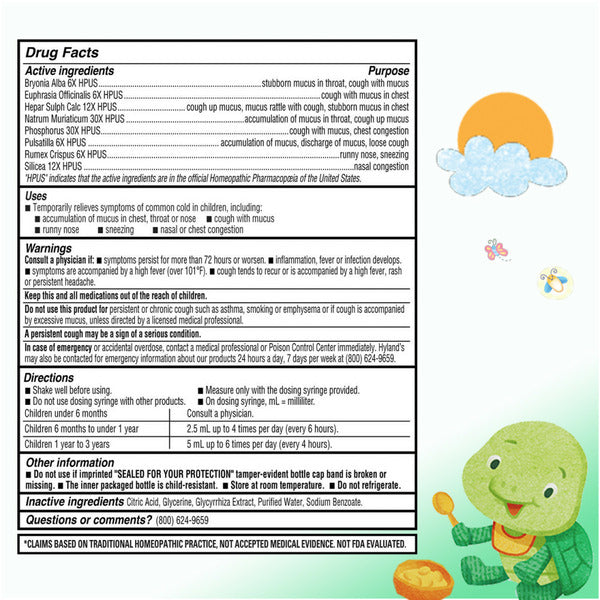 Hyland's Baby Mucus + Cold Relief Daytime