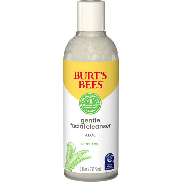 Burt's Bees Gentle Facial Cleanser with Aloe for Sensitive Skin, 98.7% Natural Origin
