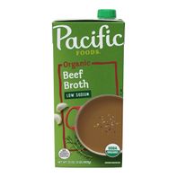Pacific Foods Low Sodium Organic Beef Broth️