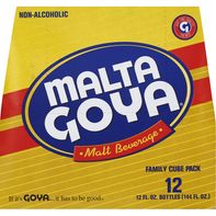 Malta Goya Malt Beverage, Non-Alcoholic, Family Cu...
️