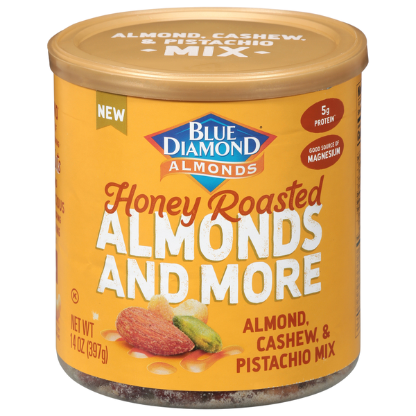 Blue Diamond Honey Roasted Almonds and More
