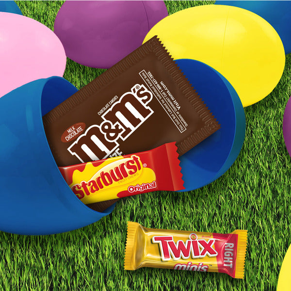 M&m's, Twix & Starburst Chocolate Candy Filled Easter Eggs