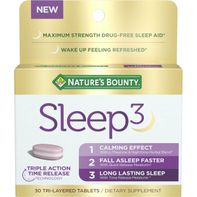 Nature's Bounty Sleep3 Melatonin Sleep Aid, Tri-L...
️