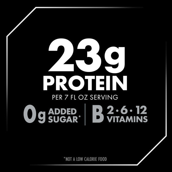 Oikos Pro 23g Protein, Strawberry Banana Cultured Dairy Drink, 0g Added Sugar, Convenient High Protein Snacks for School, Office, Gym, 7 fl oz Bottle