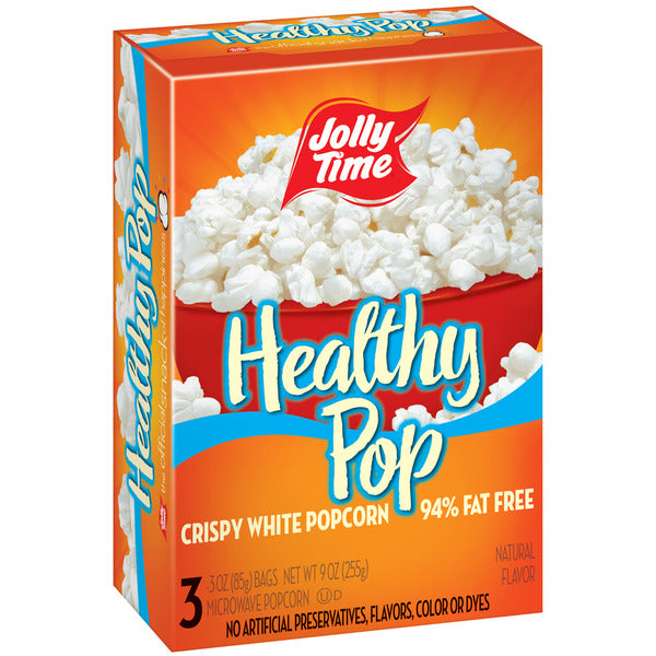 Jolly Time Healthy Pop Crispy 'n White Microwave Popcorn