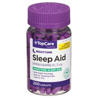 TopCare Sleep Aid, Nighttime, 25 mg, Caplets️