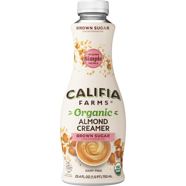 Califia Farms Organic Brown Sugar Almond Milk Coffee Creamer