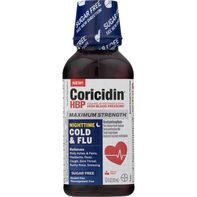 Coricidin Cold & Flu, Nighttime, Maximum Strength,...
️