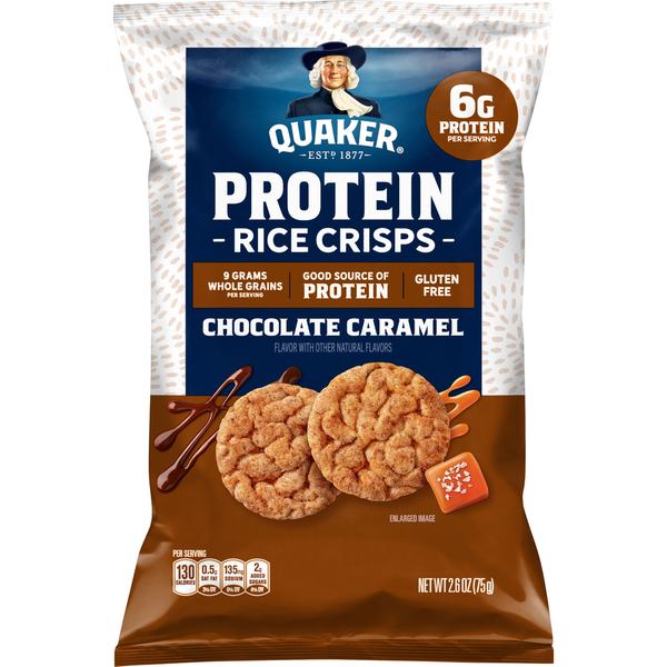 Quaker Protein Rice Crisps Chocolate Caramel