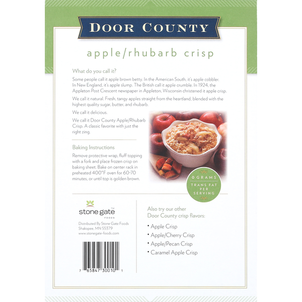 Door County Apple/Rhubarb Crisp, All Natural