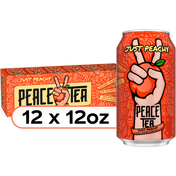 Peace Tea Just Peachy Iced Tea Cans