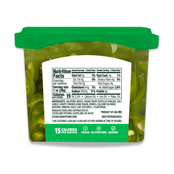 Cleveland Kitchen Hot Honey Pickled Jalapeños