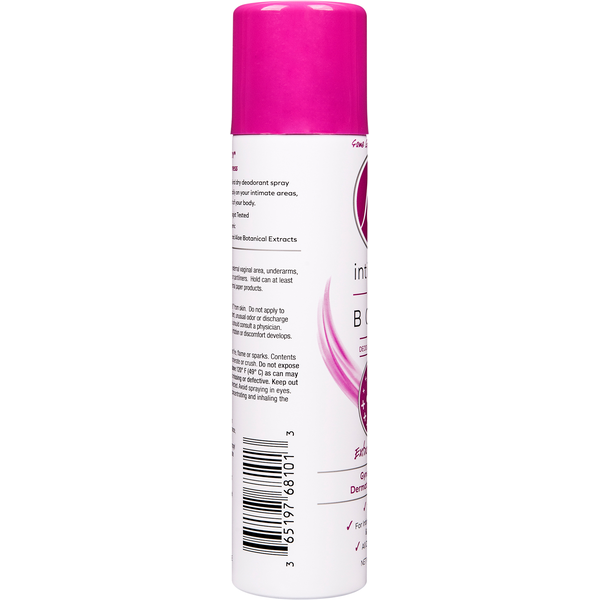 FDS Deodorant Spray, Dry, Intimate + Body, Extra Strength
