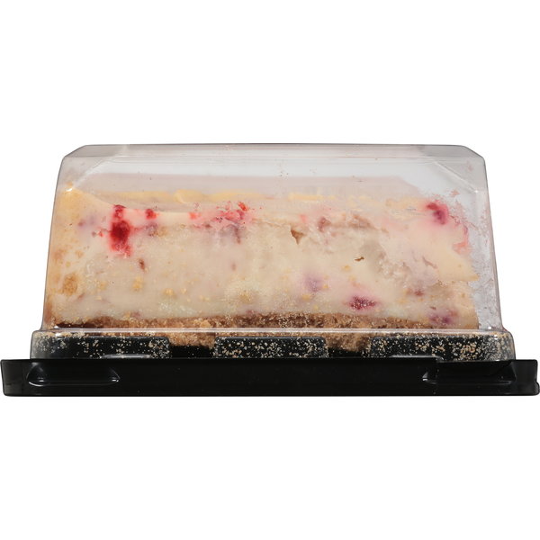 Suzy's Cream Cheesecake, White Chocolate Raspberry