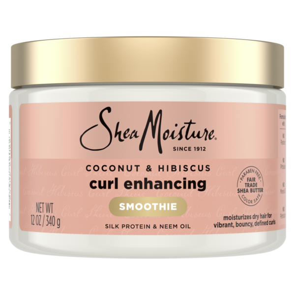 SheaMoisture Smoothie Curl Enhancing Cream Coconut And Hibiscus