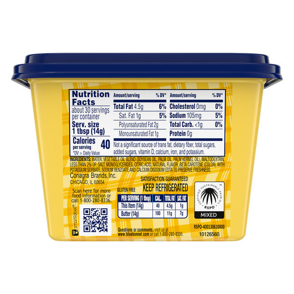 Bluebonnet Vegetable Oil Spread