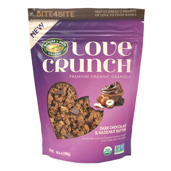 Love Crunch Dark Chocolate & Hazelnut Butter Granola