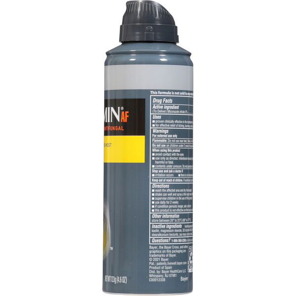 Lotrimin Powder Spray, Miconazole Nitrate Antifungal, Jock Itch