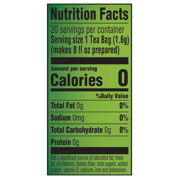 Lipton Tea Bags Honey Ginger Green Tea