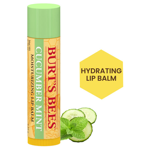 Burt's Bees Cucumber Mint Lip Balm, Natural Origin