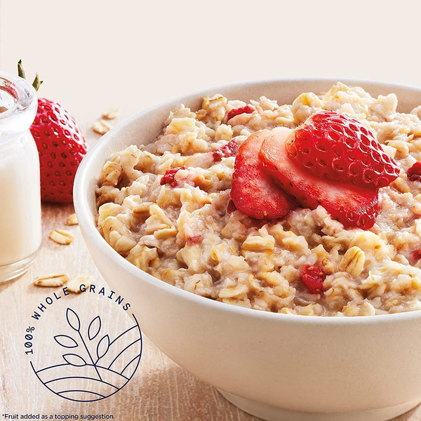 Quaker Fiber Instant Oatmeal Strawberries & Cream