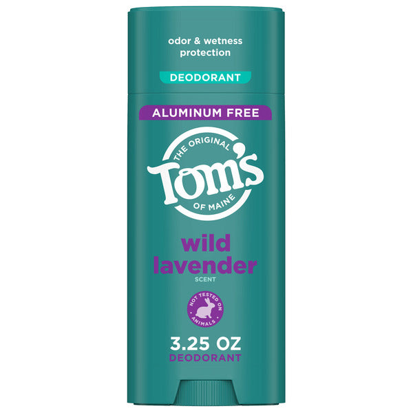 Tom's Wild Lavender Natural Deodorant For Women And Men, Aluminum Free