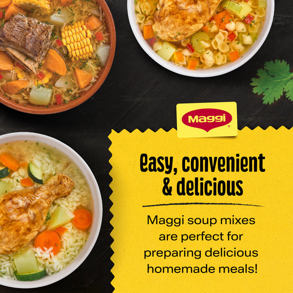 Maggi Sopa Sabor A Pollo Con Caracolitos Chicken Flavored Seashell Pasta Soup Mix