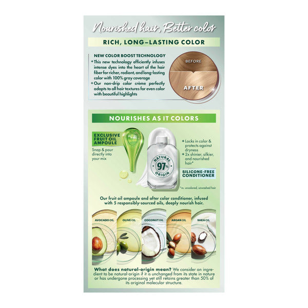 Garnier Nourishing Hair Color Creme, 100 Extra-Light Natural Blonde (Chamomile)