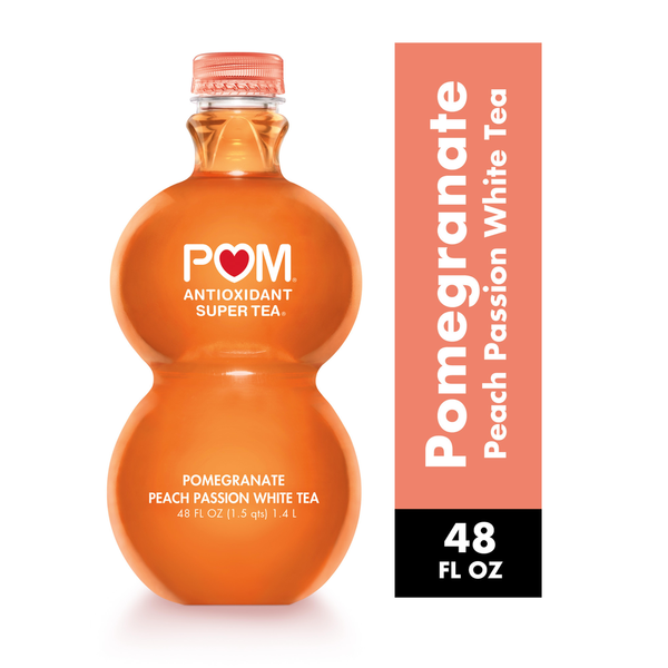 POM Wonderful Super Tea, Pomegranate Peach Passion White Tea