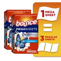 Bounce Megasheets Dryer Sheets Fresh Breeze️